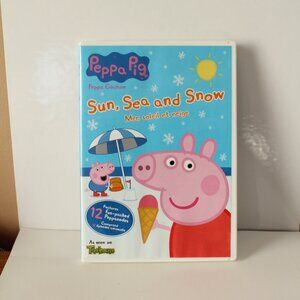 ❄️ 5/$25 🎄Peppa Pig Sun, Sea and Snow  DVD